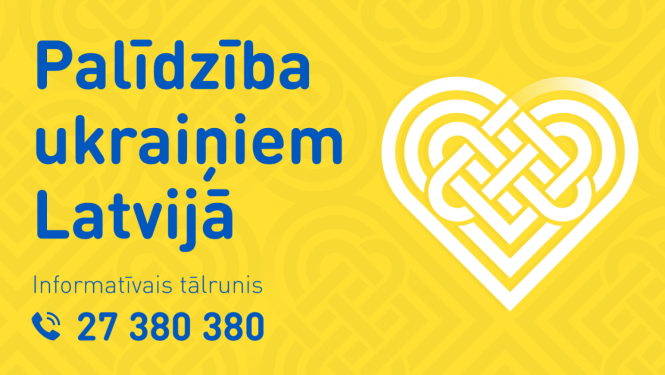 Palīdzības tālrunis ukraiņiem Latvijā