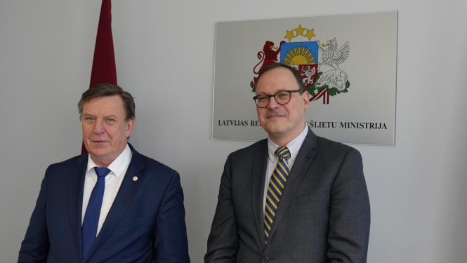 Latvijas iekšlietu ministrs tiekas ar Igaunijas iekšlietu ministru