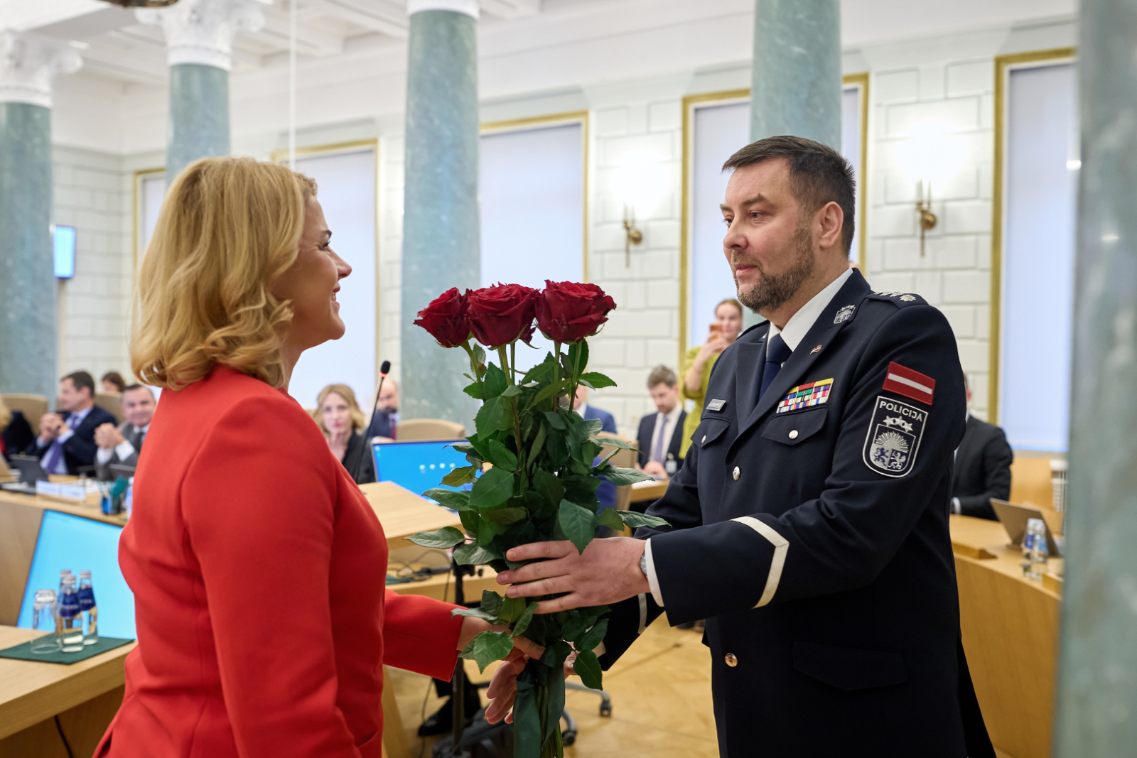 MK sēdē piešķir ģenerāļa pakāpi