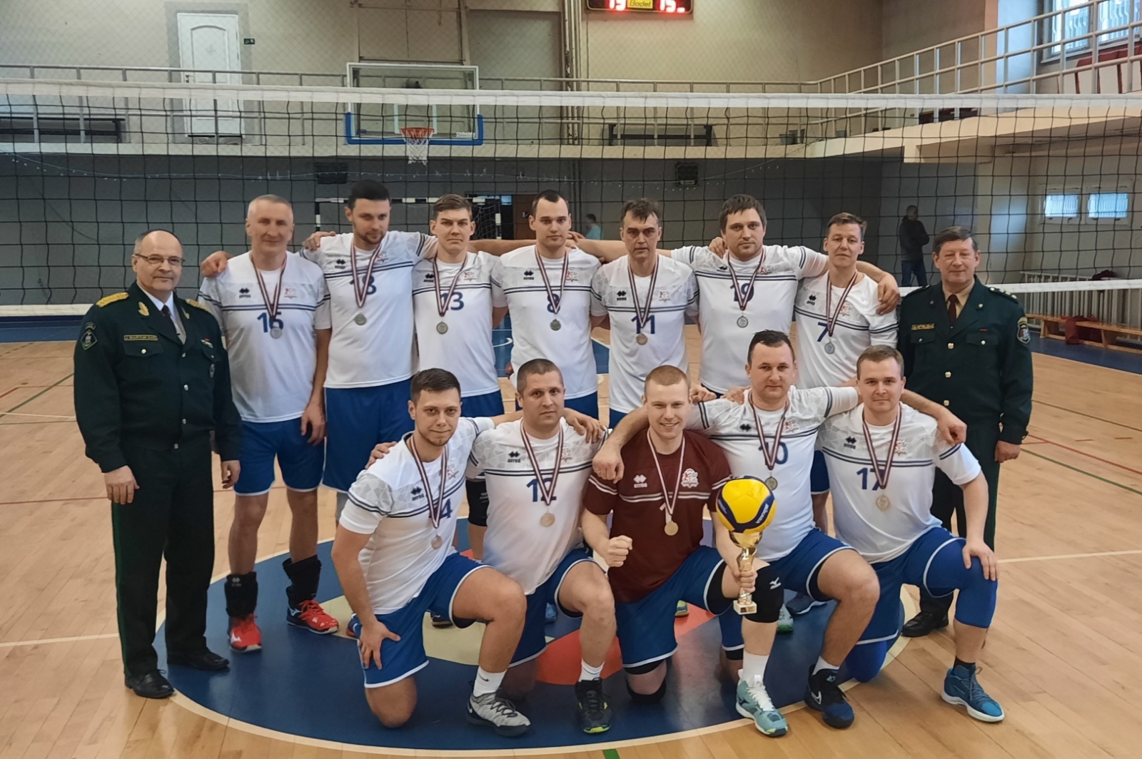 Iekšlietu ministrijas čempionāta sacensībās volejbolā 