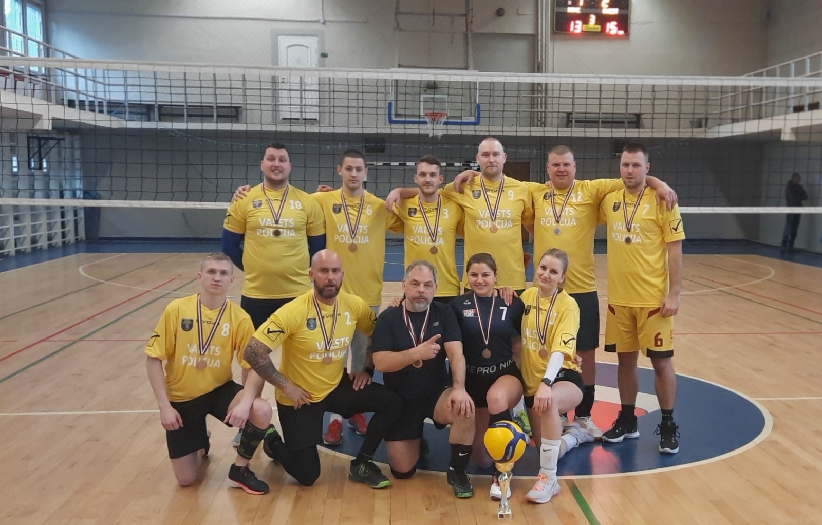 Iekšlietu ministrijas čempionāta sacensībās volejbolā 