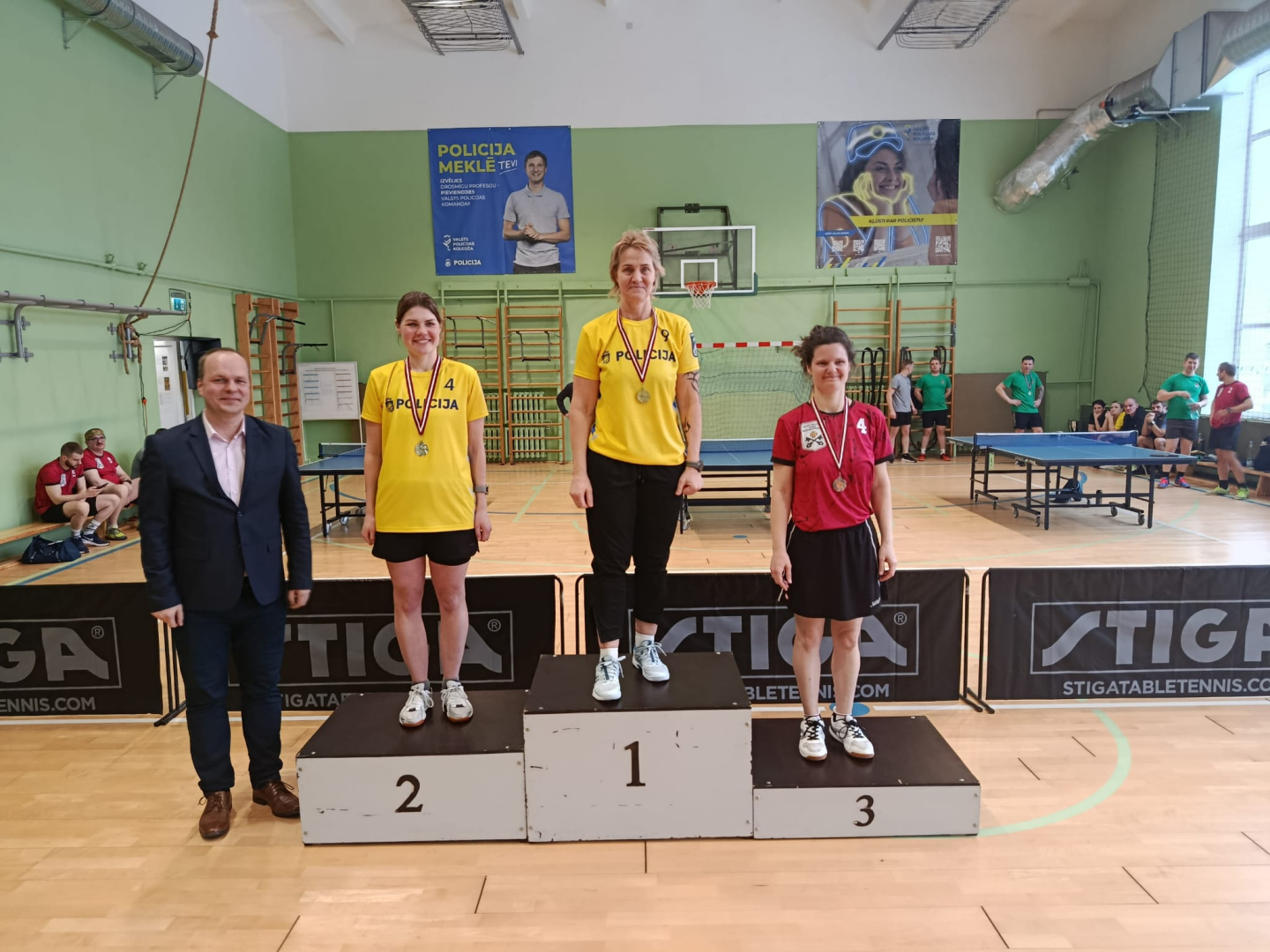 Iekšlietu ministrijas čempionāta sacensības galda tenisā