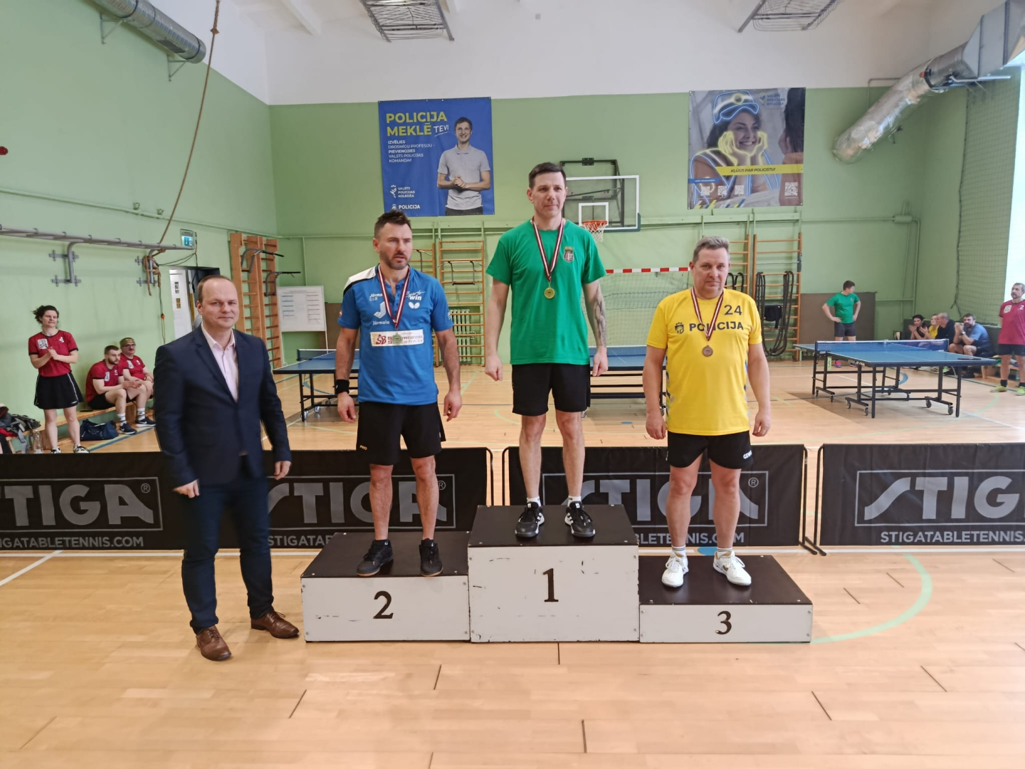 Iekšlietu ministrijas čempionāta sacensības galda tenisā