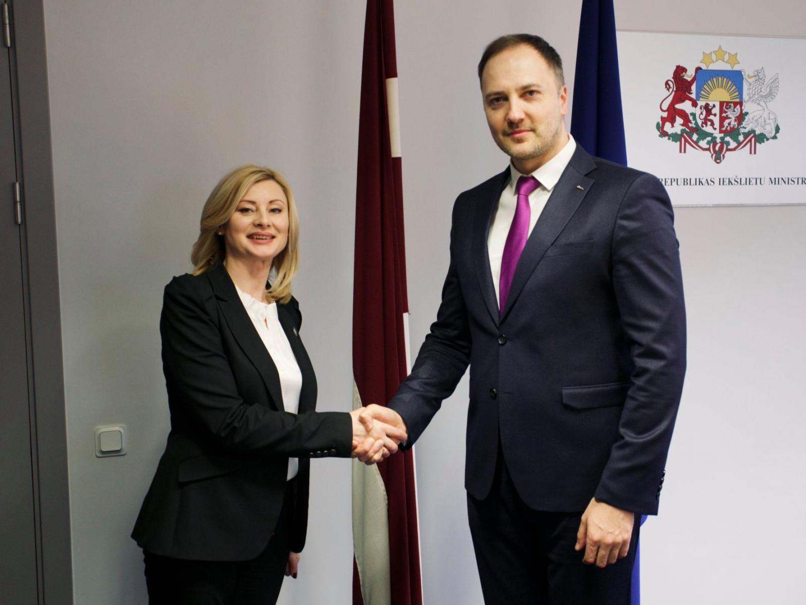 Lietuvas un Latvijas ministri