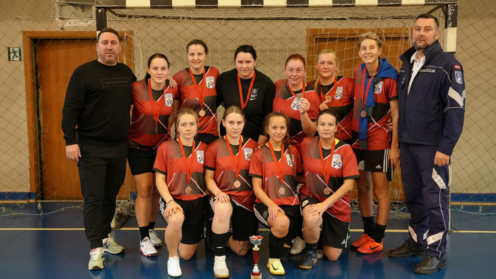 Iekšlietu ministrijas atklātā čempionāta sacensības telpu futbolā sievietēm