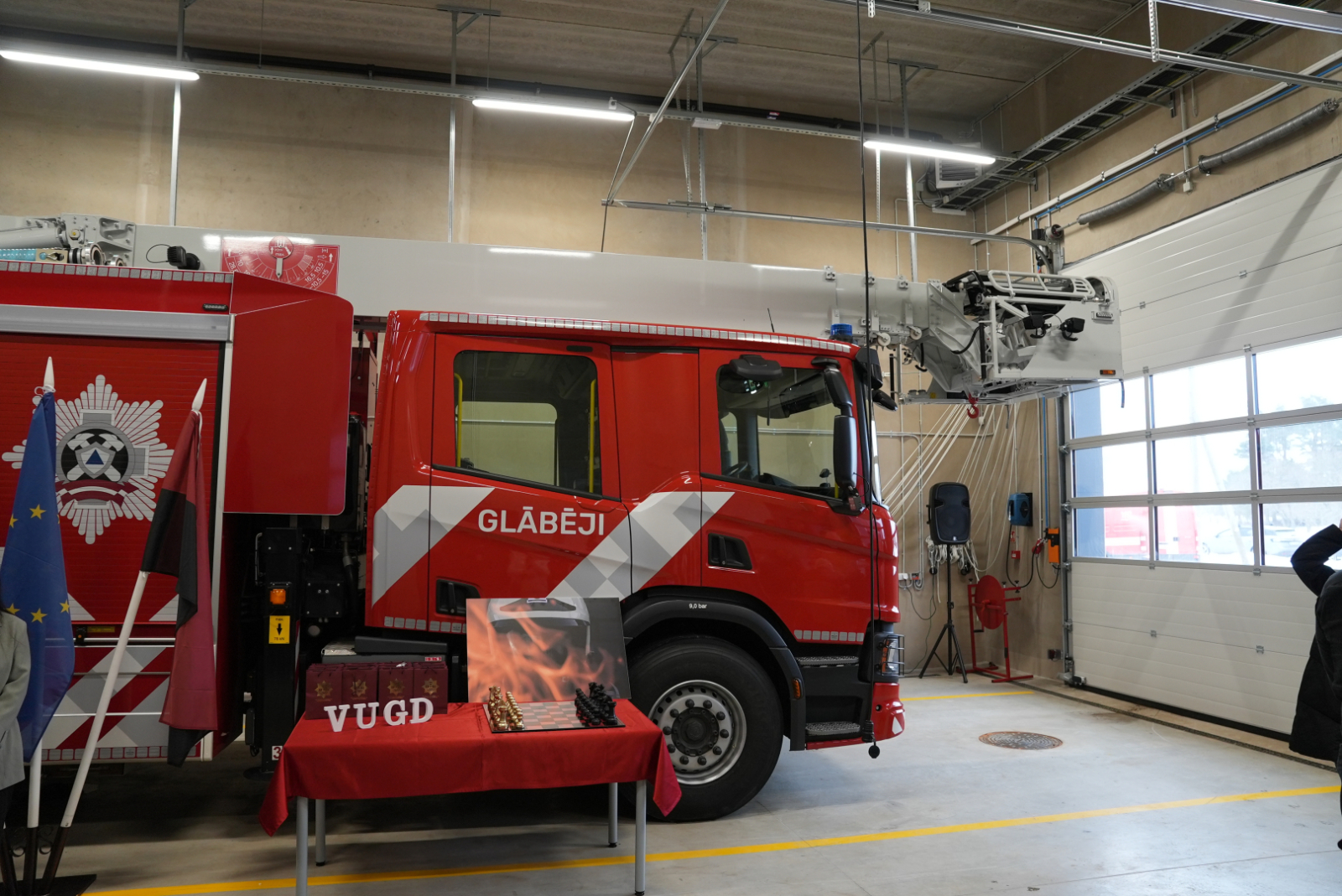 Katastrofu pārvaldības centra atklāšana Alsungā