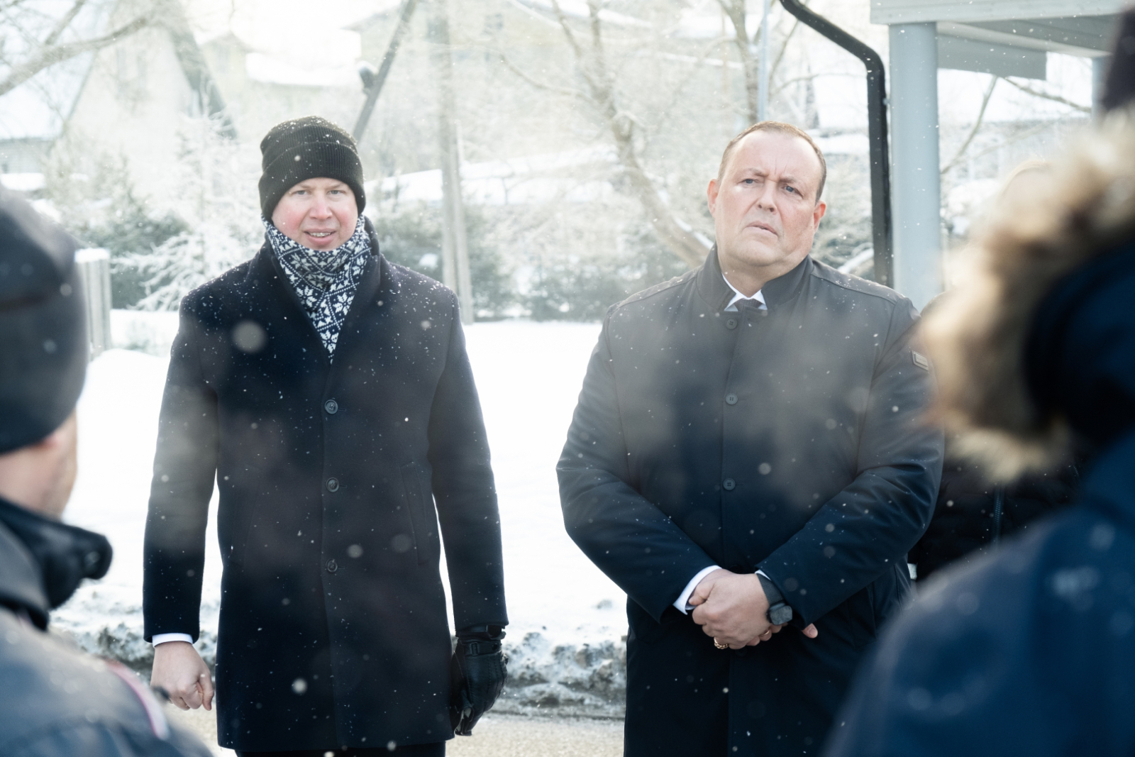 Igaunijas iekšlietu ministrs Igors Taro tiekas ar savu Latvijas kolēģi Rihardu Kozlovski, lai pārrunātu sadarbību cīņā pret pārrobežu noziedzību