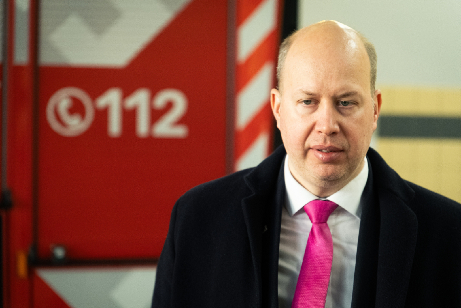 Igaunijas iekšlietu ministrs Igors Taro tiekas ar savu Latvijas kolēģi Rihardu Kozlovski, lai pārrunātu sadarbību cīņā pret pārrobežu noziedzību