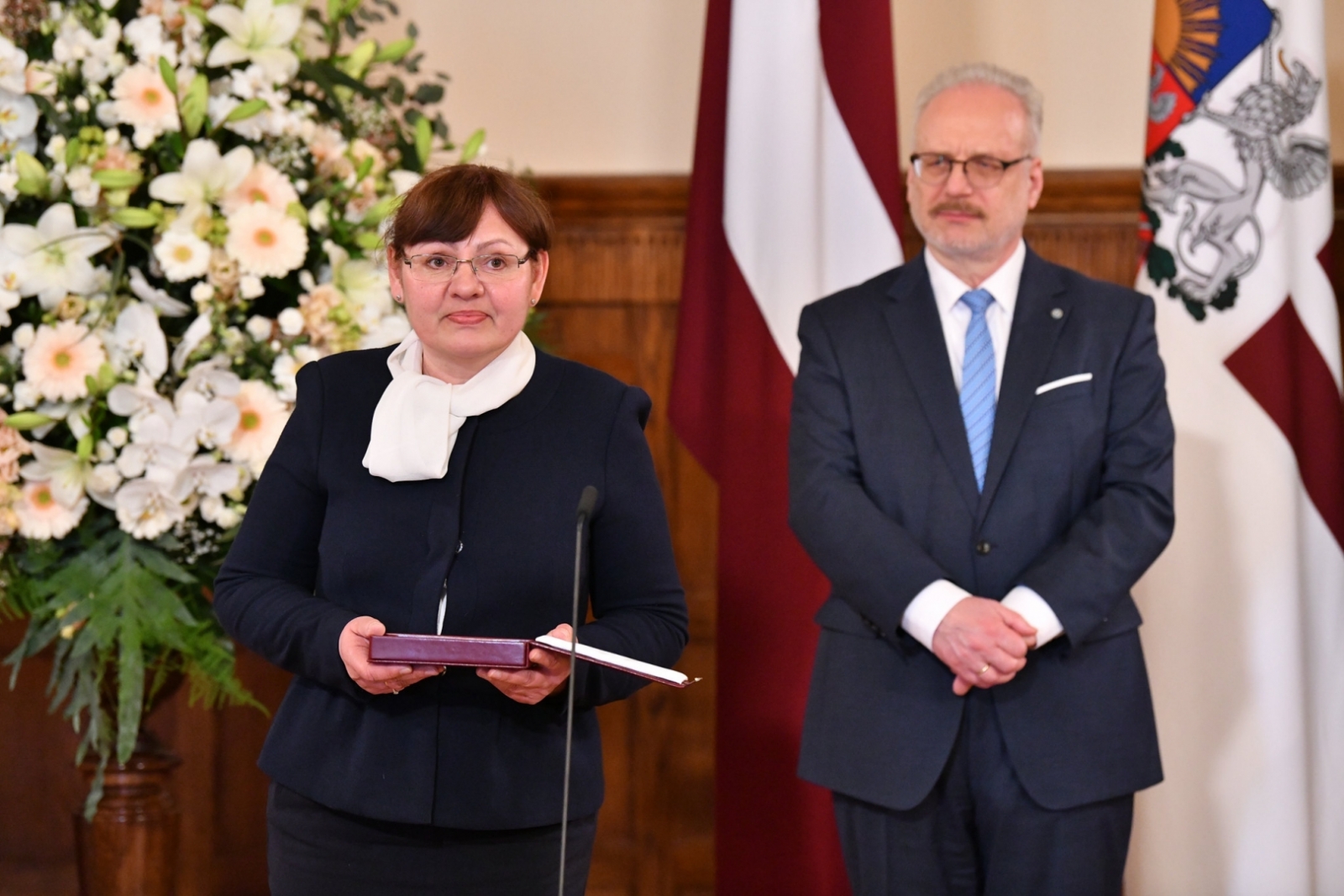 Apbalvojuma pasniegšana 