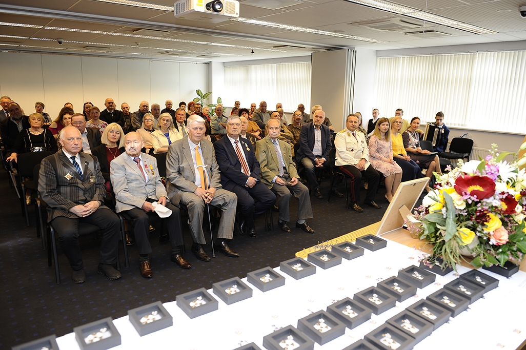 Iekšlietu ministrijā godina Čornobiļas AES avārijas seku likvidēšanas dalībniekus