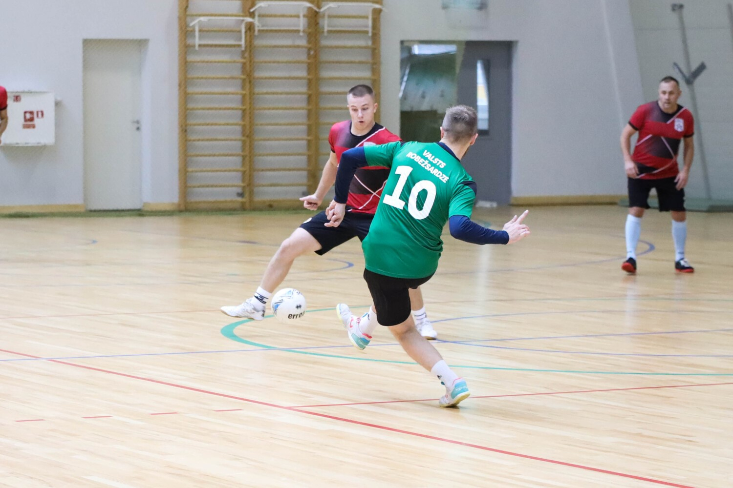 Iekšlietu ministrijas čempionāta sacensībās telpu futbolā uzvar  Valsts robežsardzes komanda