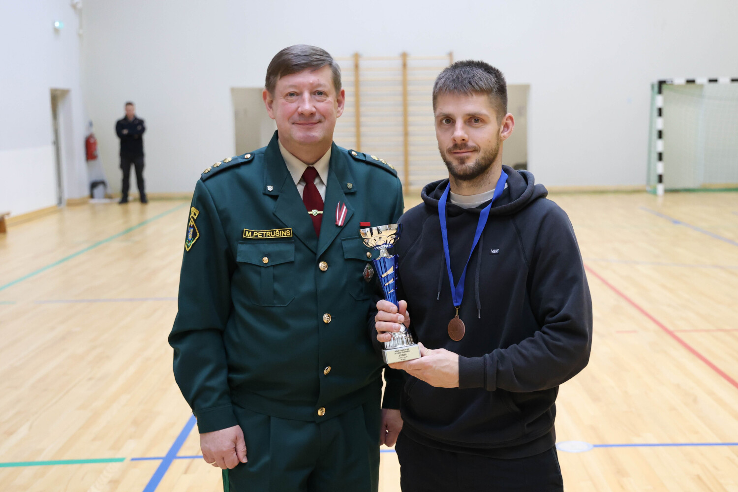 Iekšlietu ministrijas čempionāta sacensībās telpu futbolā uzvar  Valsts robežsardzes komanda