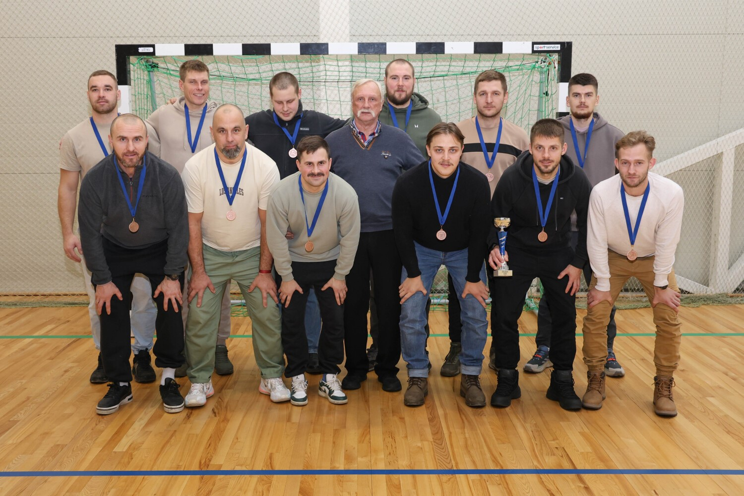 Iekšlietu ministrijas čempionāta sacensībās telpu futbolā uzvar  Valsts robežsardzes komanda