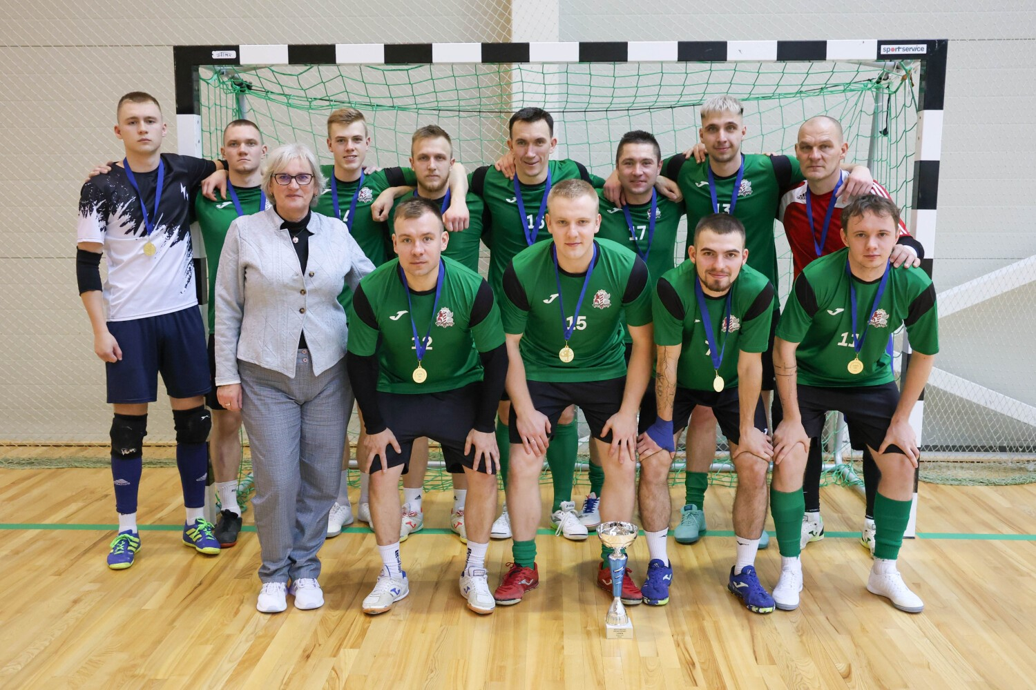 Iekšlietu ministrijas čempionāta sacensībās telpu futbolā uzvar  Valsts robežsardzes komanda