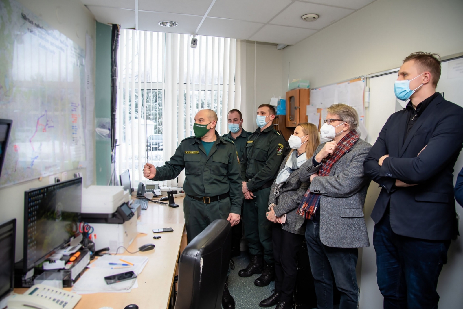 VRS iepazīstina Saeimas deputātus ar robežas drošību