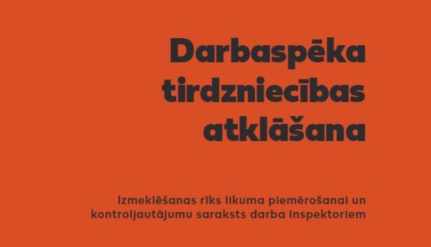 darbaspēka tirdzniecības atklāšana