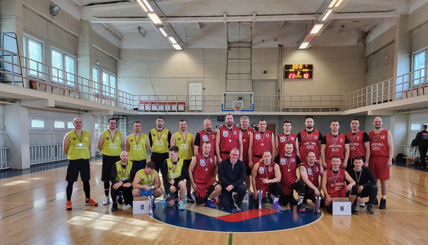 Valsts policijas čempionāta sacensībās basketbolā