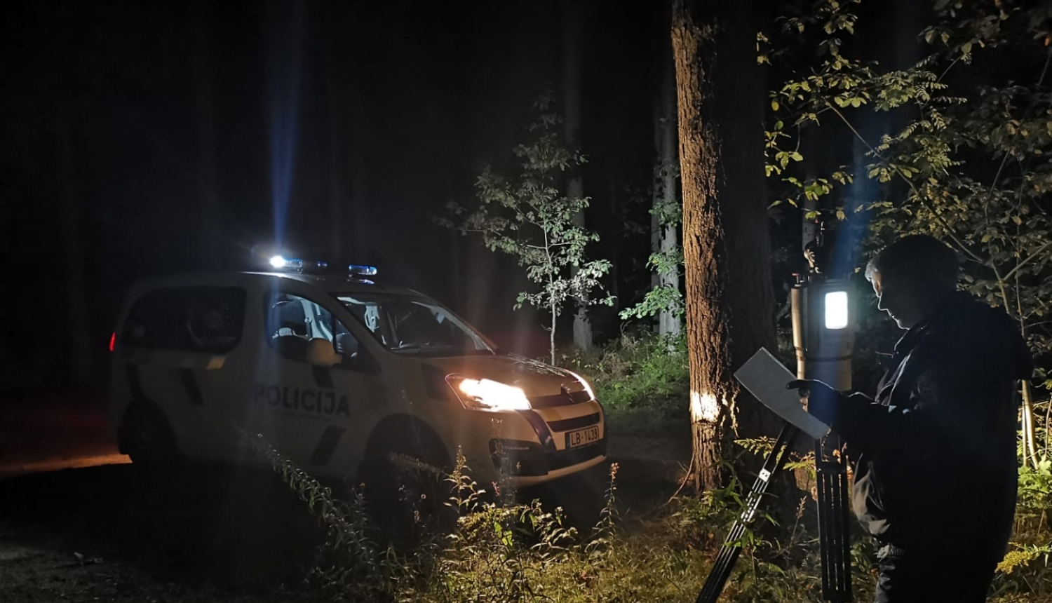 Nozieguma vietas vizualizācija