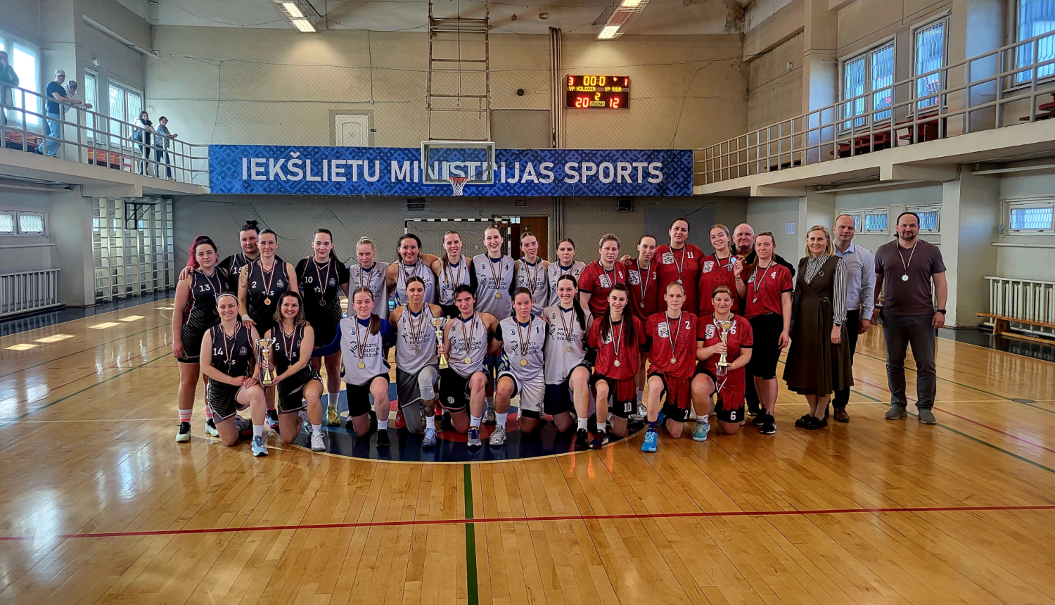 Iekšlietu ministrijas atklātā čempionāta sacensībās basketbolā sievietēm  uzvar Valsts policijas koledžas komanda