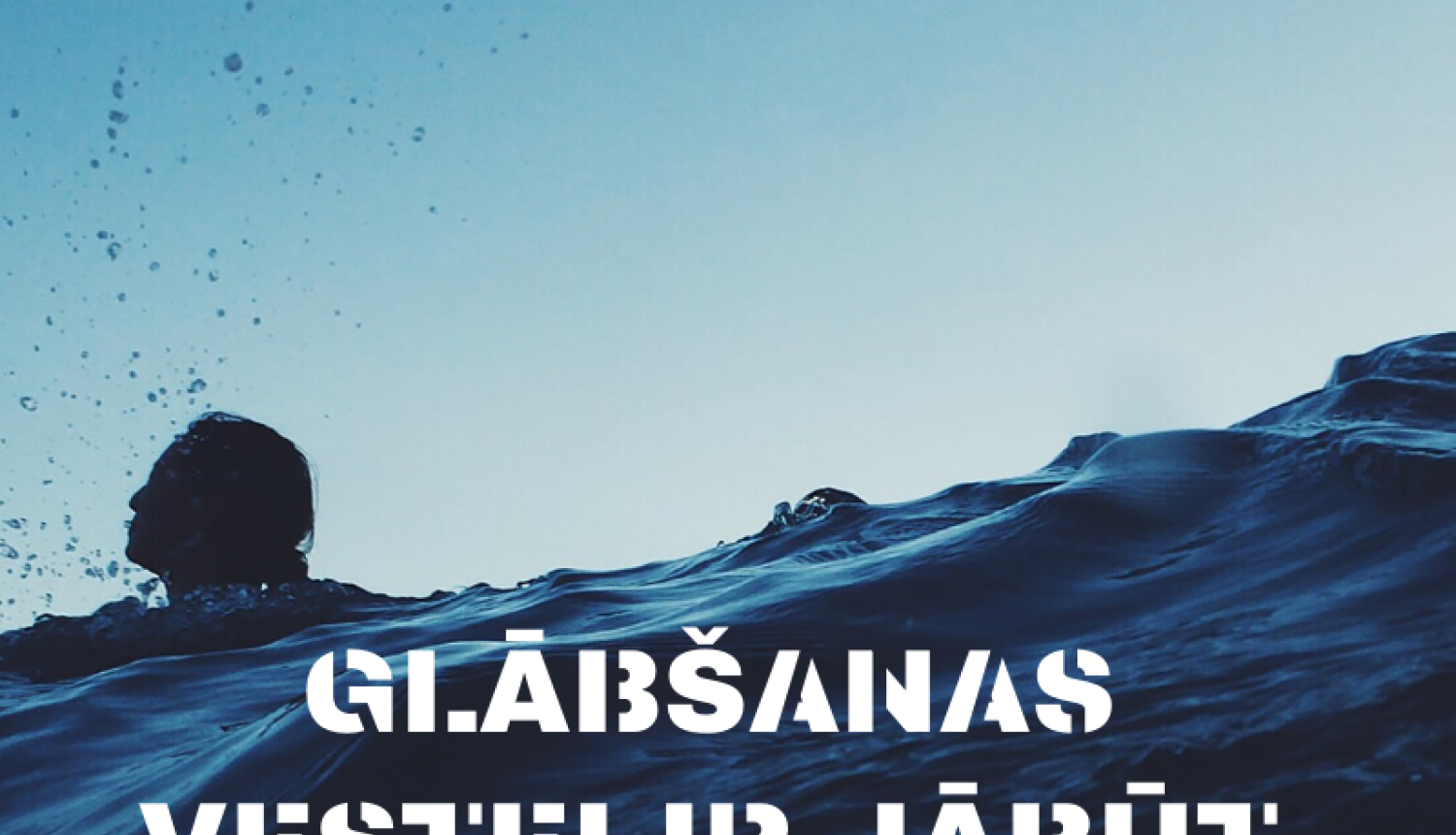 plakāts ar glābšanas vesti