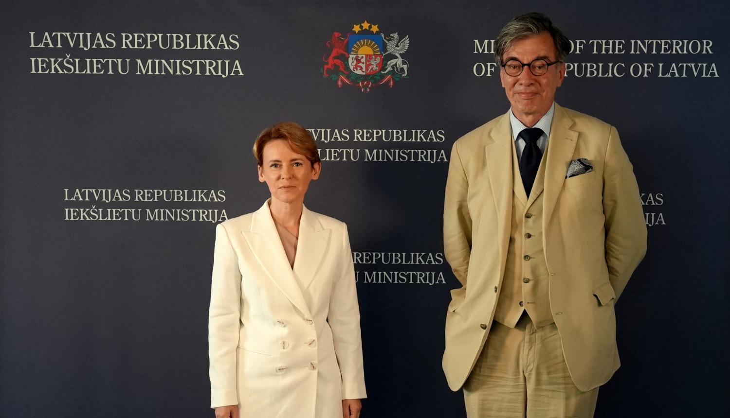 Iekšlietu ministre un Vācijas vēstnieks Latvijā