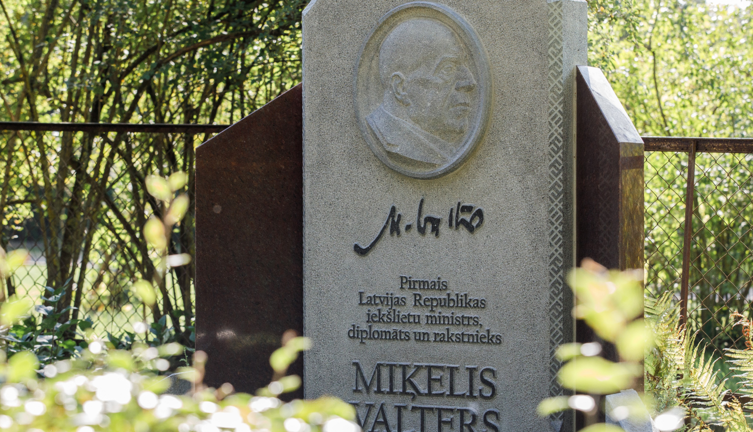 Latvijas pirmā iekšlietu ministra un Ievērojamā Latvijas valsts un sabiedriskā darbinieka Miķeļa Valtera mirstīgo atlieku pārapbedīšana Latvijā