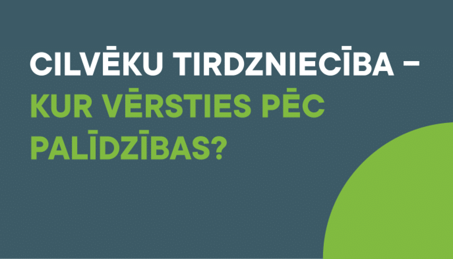 Cilvēku tirdzniecība