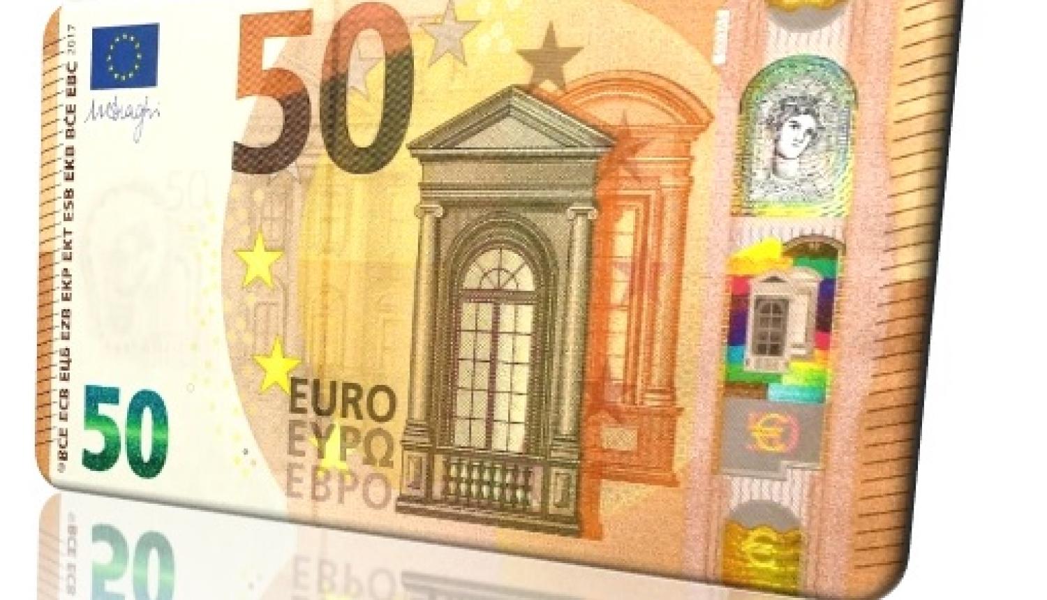 50 eiro banknote