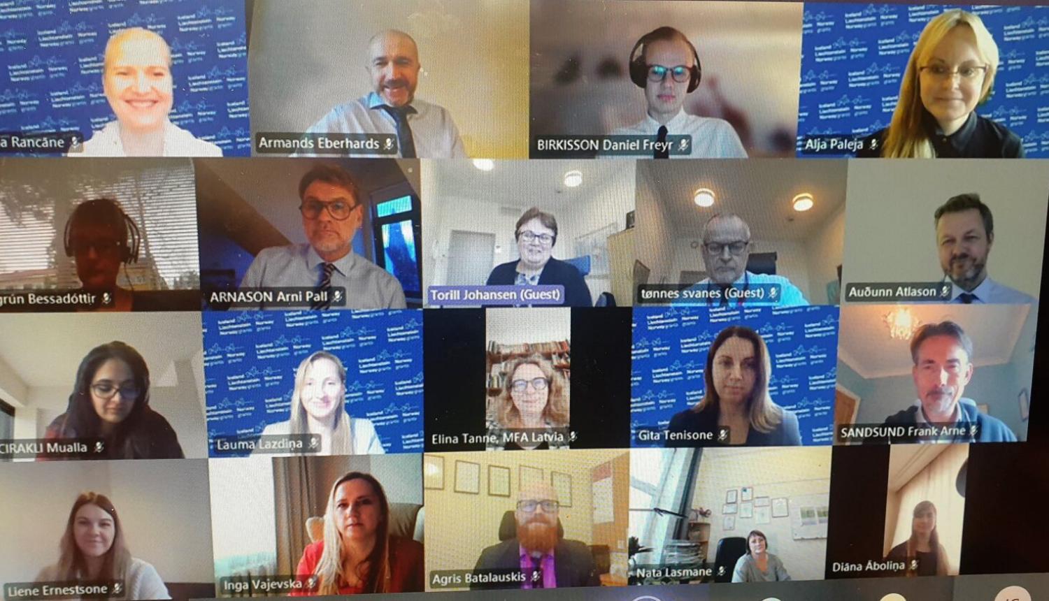 EEZ un Norvēģijas grantu ikgadējā sanāksme, 2020