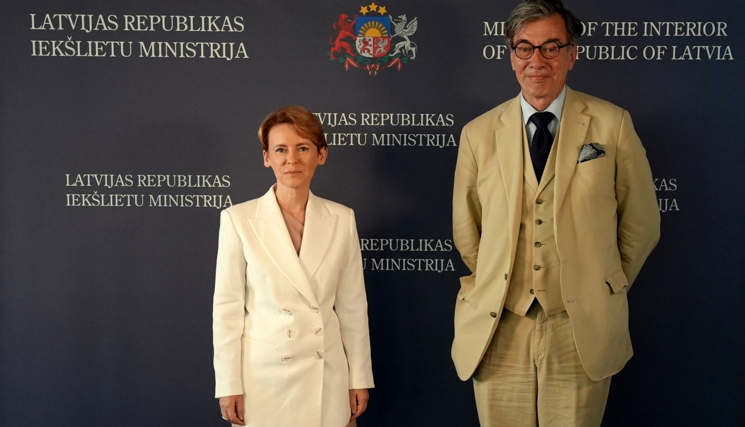 Iekšlietu ministre un Vācijas vēstnieks Latvijā