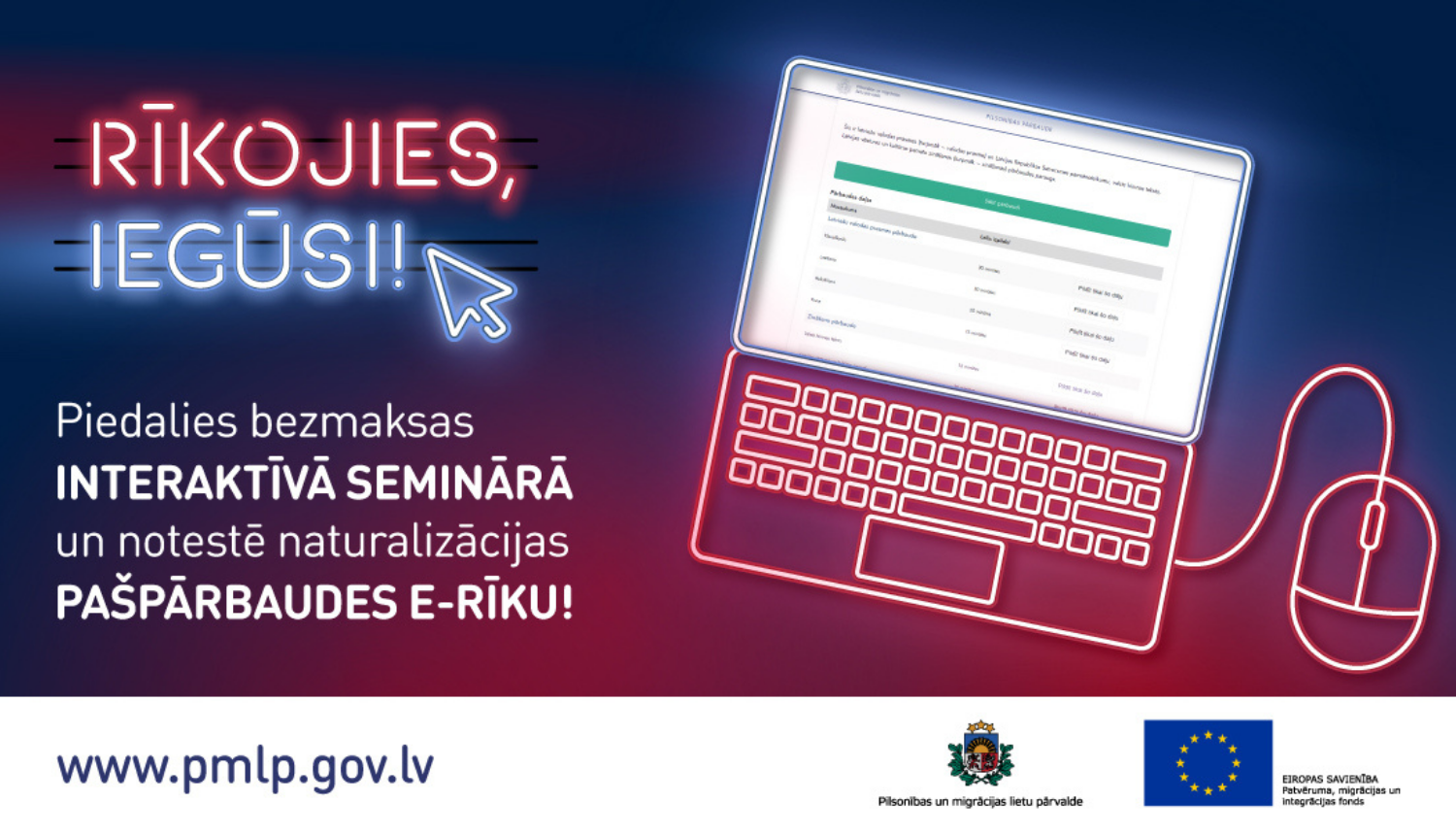 Piedalies Pārvaldes bezmaksas interaktīvajā seminārā