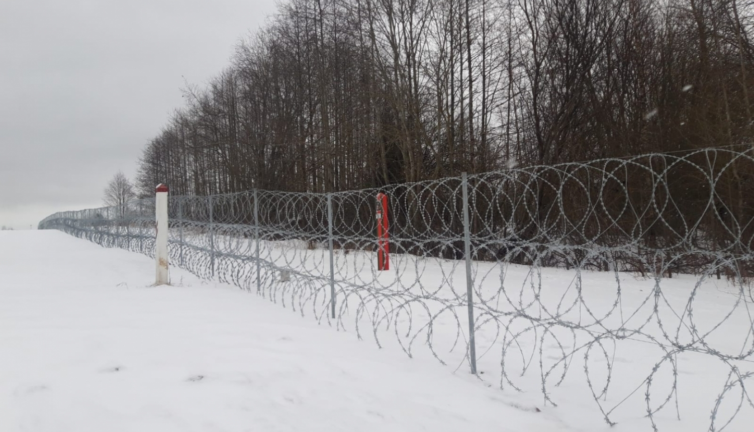 Pagaidu žogs uz Latvijas-Baltkrievijas robežas