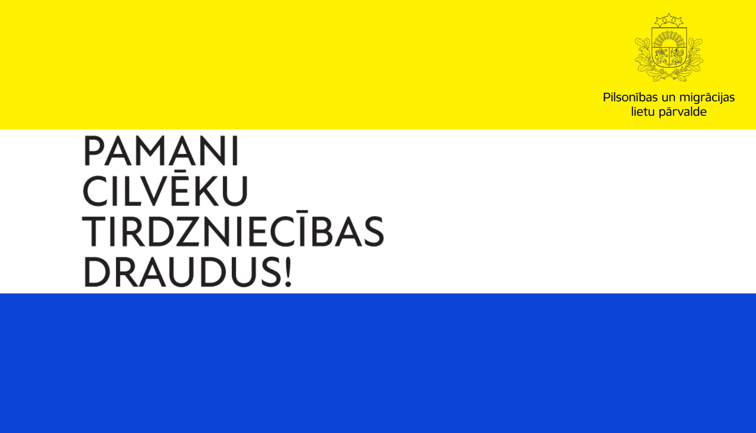 Pamani cilvēktirdzniecības draudus