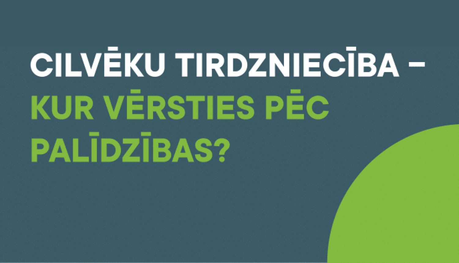 Cilvēku tirdzniecība